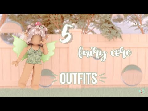 5 Fairycore Outfit CODES - YouTube