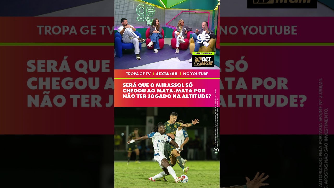 O MIRASSOL VAI ALÇAR VOOS AINDA MAIS LONGOS NESSE SONHO DE LIBERTADORES? | shorts | TROPA GE TV