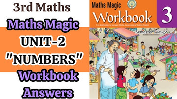 3rd Class 💯MATHS MAGIC Chapter-2 "NUMBERS" Workbook Answers | 💯3rd Class Sem-1 Key #3rdmathsworkbook