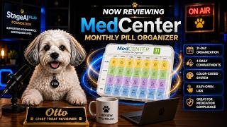 Otto Reviews the MedCenter Monthly Pill Organizer 💊 | A Smarter Way to Manage Medications