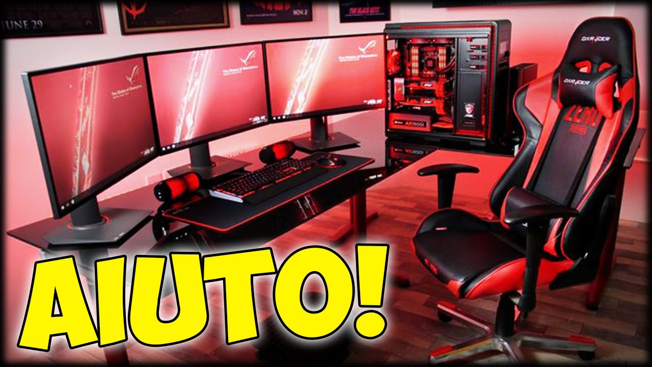 AIUTATEMI A REALIZZARLA! 🎮 LA POSTAZIONE DEI MIEI SOGNI! - YouTube