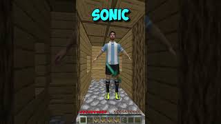 NOOB vs MESSI vs SONIC vs SHREK: Minecraft Parkour (Running Out Of Time) #shorts #minecraft