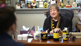 At Virginia college, 'Grandma Barclay' turns grief into generations of love