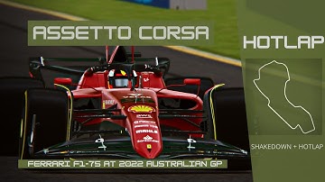 Ferrari F1-75 at Albert Park/Melbourne Street Circuit | Australian GP