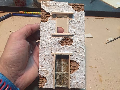 tutorial come costruire una casa  presepe