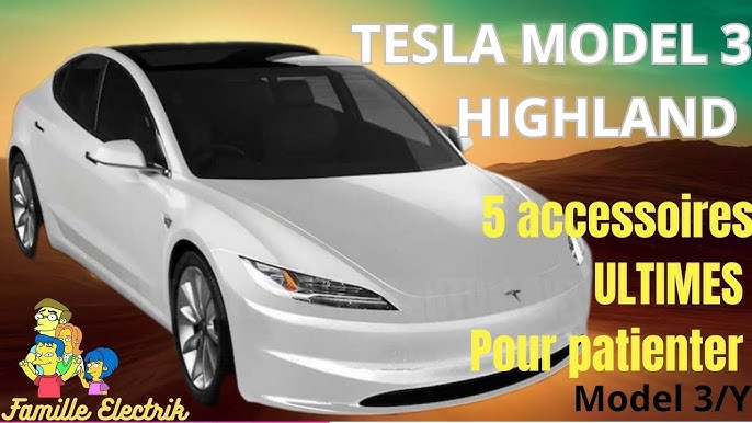  [Nouveau 2024] GAFAT Tesla Model 3 2024 2025 Tapis de