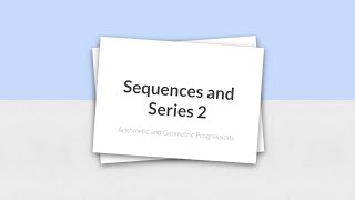 Lecture 5C - Sequences and Series 2 (Fall 2023) [homework solution explained]