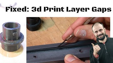 How to fix gaps between 3d print layers and why 3d printers are amazing