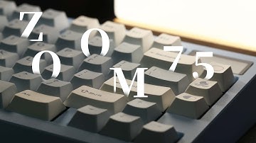 [ASMR] The Small Stone Typing Sound Close To Your Ear | ZOOM75 | Unboxing + Typing + Assembling