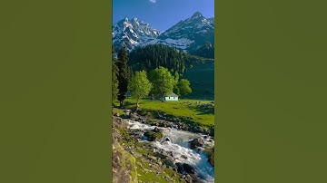 Thumbnail of Feel the vibes 🏔️❤️   #song #mountains #jannatkashmir #shortsfeed #nature #travel #kashmirexpress