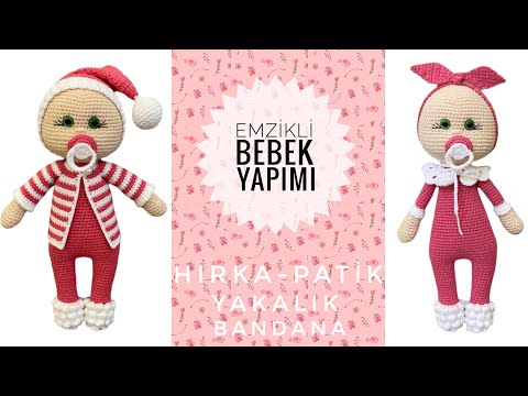 Amigurumi Emzikli 👶  ENGLISH SUBTITLES (Hırka,Patik,Yakalık,Bandana) 3/3