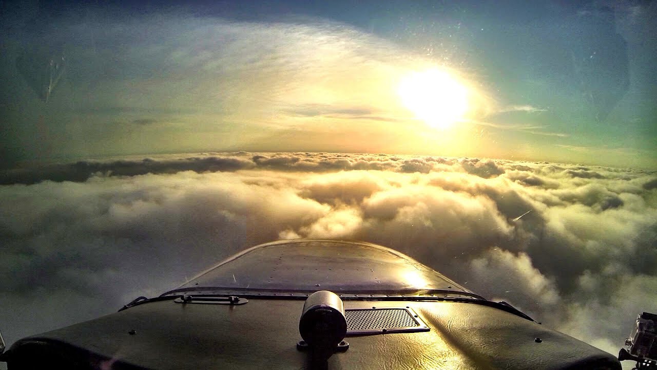 Sunrise IFR Flight in a Cessna 172