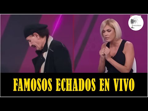 Famosos echados en