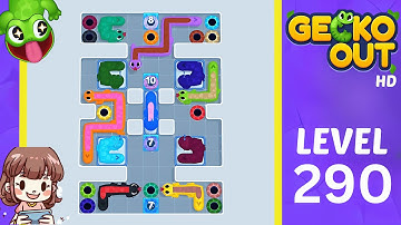Gecko Out Level 290 Solution Walkthrough