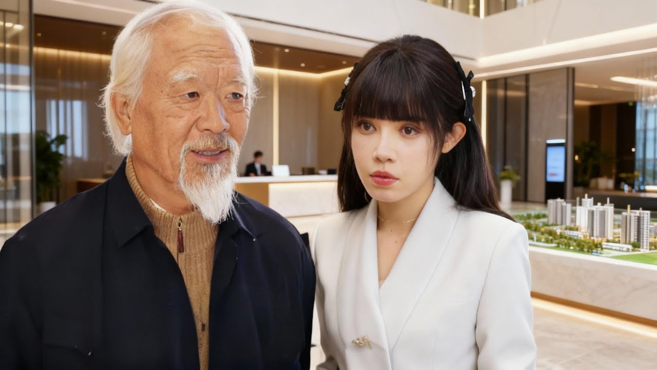 ¡El abuelo se fue a comprar una casa y la niña lo ayudó de inmediato!