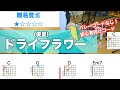 【フル】ドライフラワー/優里-初心者向けギターコード弾き語り