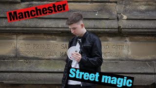 Some crazy street magic in Manchester W crazy reactions 🤣