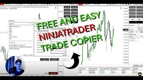 Free and EASY to use Ninjatrader Trade Copier and How to Use It
