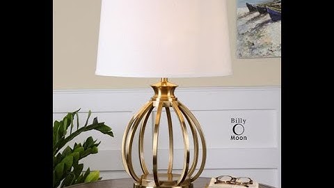 Training modeling 3ds max - Gold Table Lamps