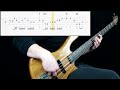 Stevie Wonder - Isn't She Lovely (Bass Cover) (Play Along Tabs In Video)