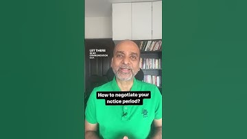 How to negotiate your notice period? #shorts