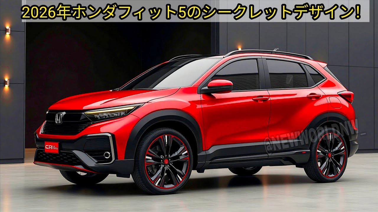 The top-secret design of the 2026 Honda Fit 5 has finally been