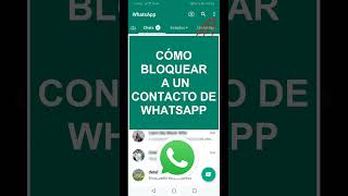 Como Bloquear a un Contacto de Whatsapp 2024