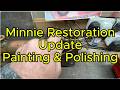 Minnie Traction Steam Engine Restoration update Painting Polishing