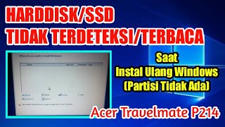 Partisi Harddisk Tidak Terdeteksi Saat Instal Ulang Windows, We couldn&#39;t find any drives