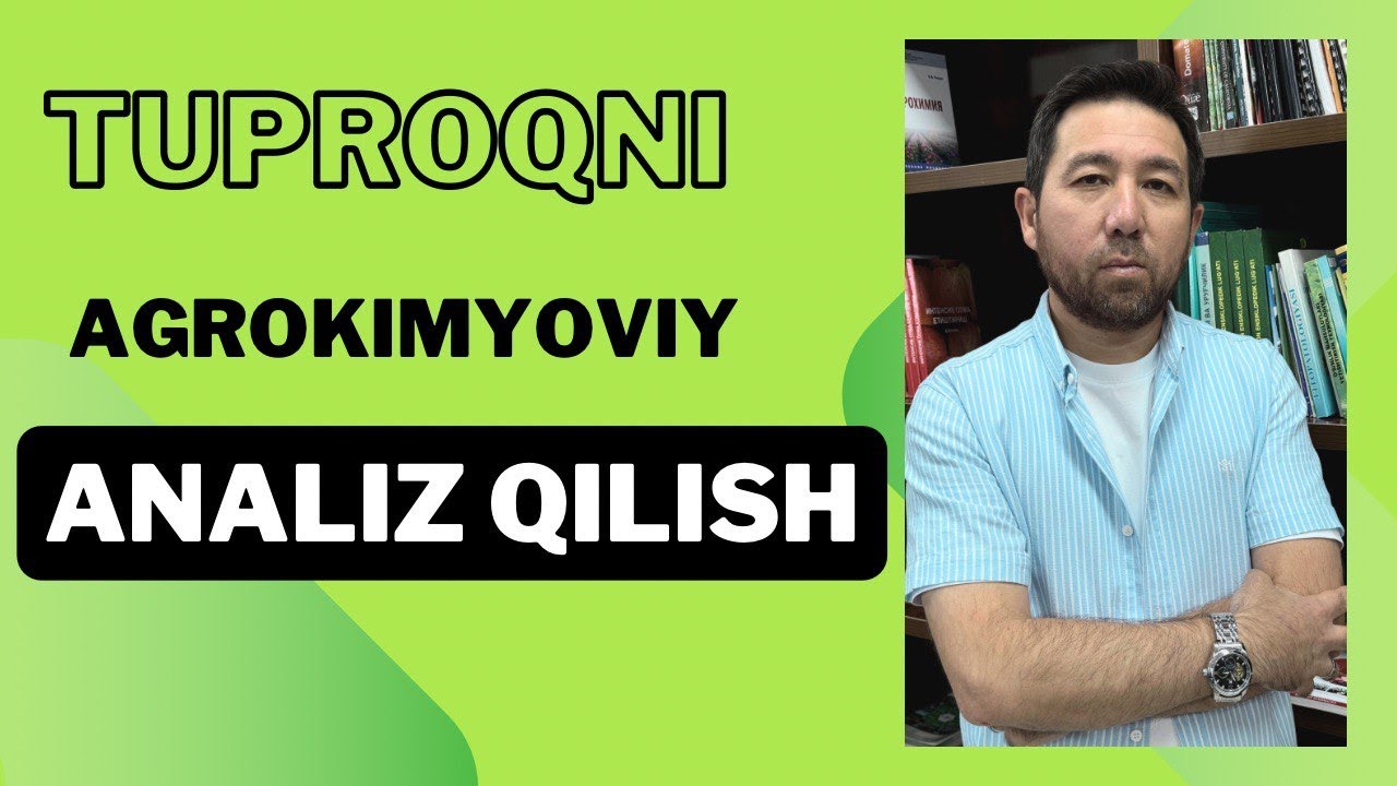 Agrokimyoviy analiz qilsih nega kerak?