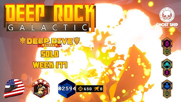 Deep Rock Galactic — Solo Engineer Elite Deep Dive [Week 177] (Morning Summit) Crystalline Caverns