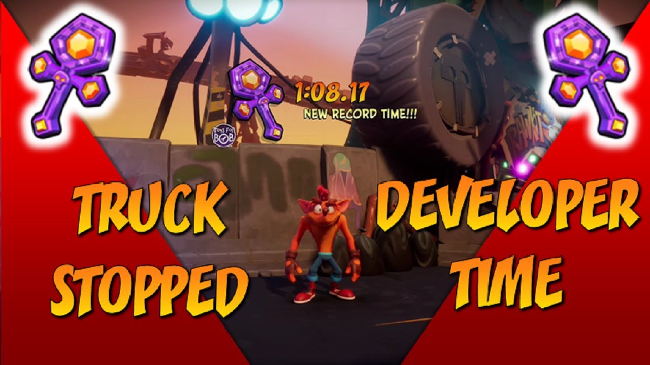 Truck Stopped (108.17) Crash Bandicoot 4 Developer Time Trials YouTube