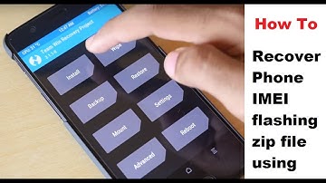 Fix/Recover Invalid IMEI/No Sim/No Network using TWRP after Custom ROM installation