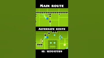 Base After Base - Main Route vs. Alternate Route | Geometry Dash 2.2 #shorts #geometrydash #gd