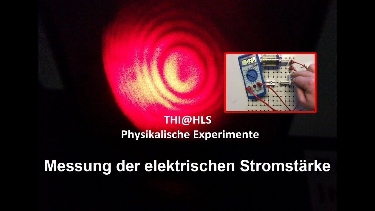 Messung der elektrischen Stromstärke - YouTube