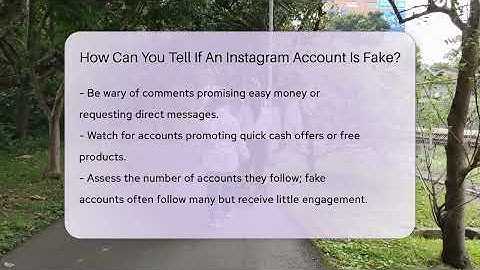 How Can You Tell If An Instagram Account Is Fake? - Everyday-Networking