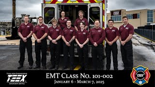 EMT Class No. 101-002 Graduation