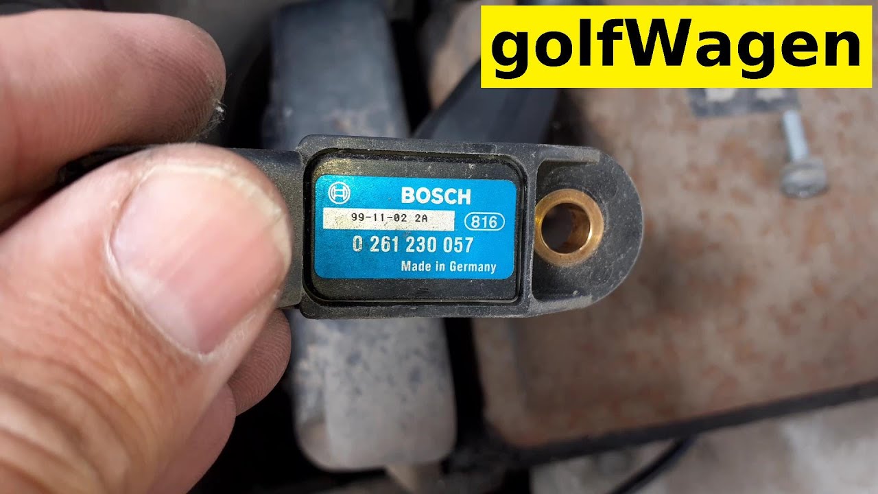 George Bernard Tutor vacío Peugeot 206 MAP sensor replacement - YouTube