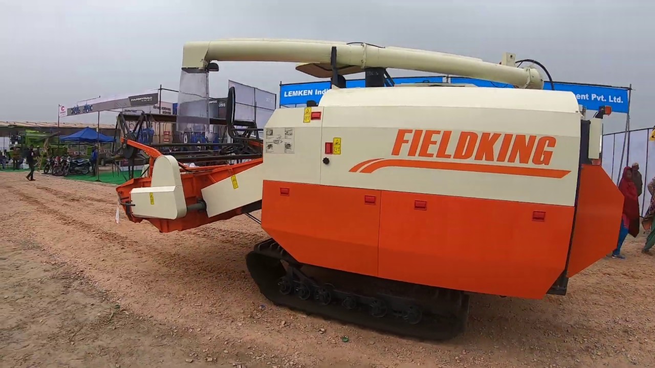 Fieldking multi crop harvester first look in agriculture exhibition