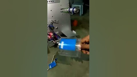 Semi Auto Labeling Machine Round Bottle