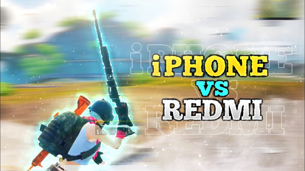 iPHONE vs REDMI player😱|| Lost Sky || BGMI...