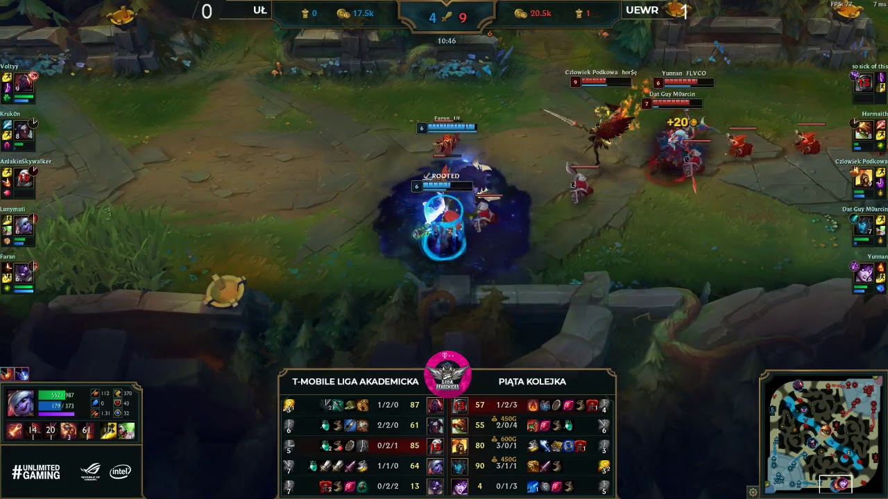 League of Legends - R5 - UEWR vs UŁ - 2/2 highlights subscription
