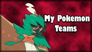 My Pokemon Teams from Every Region