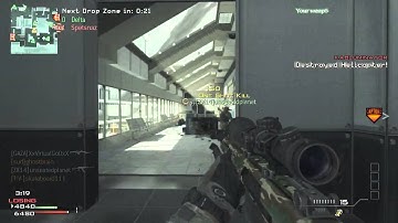 6 Man ︻デ═一 Kill Feed Barrett .50 Cal - Modern Warfare 3