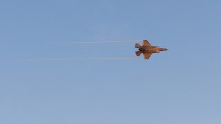 Israel F35, Adir, showing its crazy ability