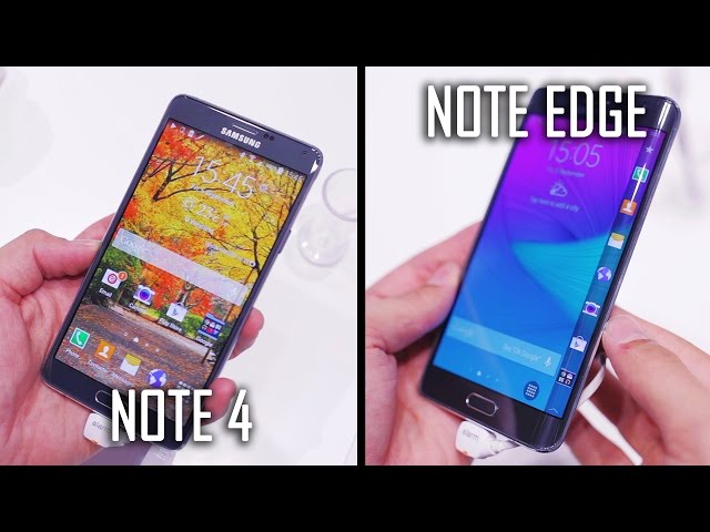 Samsung Galaxy Note 4, Note Edge, Gear S and Tab Active - Hands On