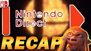 Nintendo Direct REVIEW + RECAP!!! SMASH!!!(99 Seconds)