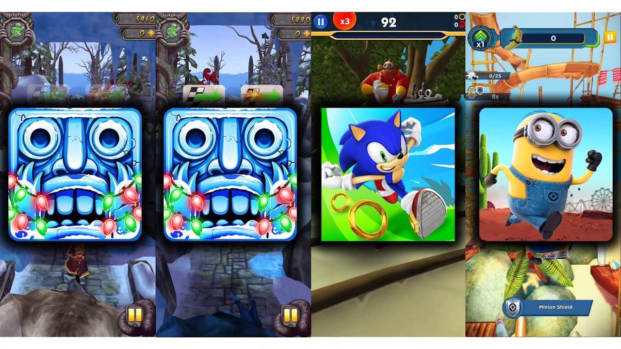 Temple Run 2 Frozen Shadows Vs Temple Run 2 Frozen Shadows Vs Sonic ...