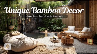 Elevate Your Home: Unique Bamboo Decor Ideas for a Sustainable