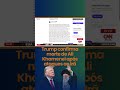 URGENTE: Trump confirma morte de Ali Khamenei após ataques ao Irã